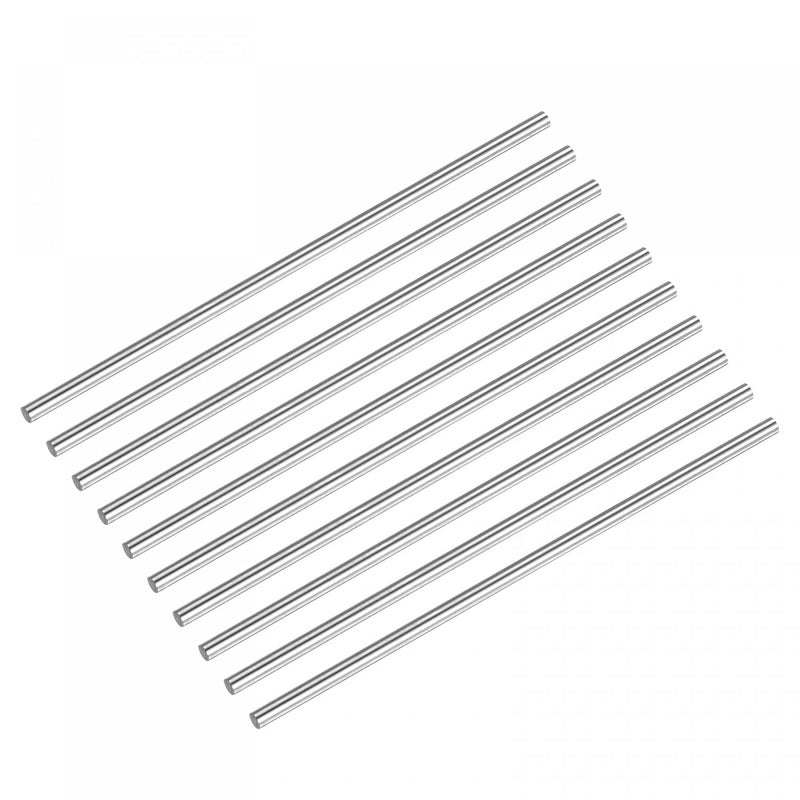 uxcell Round Steel Rod, 1.8mm HSS 63-65 HRC Lathe Bar Stock Tool 60mm Long for Shaft Gear Drill Lathes Boring Machine Turning Miniature Axle 10Pcs - Image 1